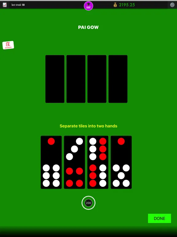 Practice Pai Gow Tiles iPad  স্ক্রিনশট