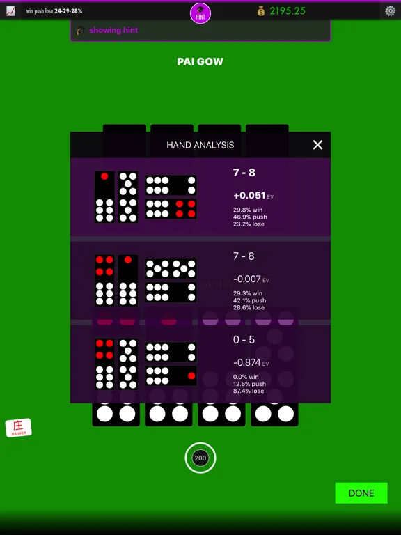 Practice Pai Gow Tiles iPad  স্ক্রিনশট