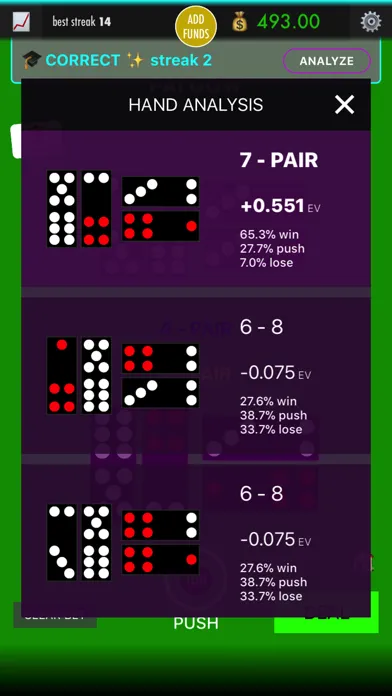 Practice Pai Gow Tiles স্ক্রিনশট