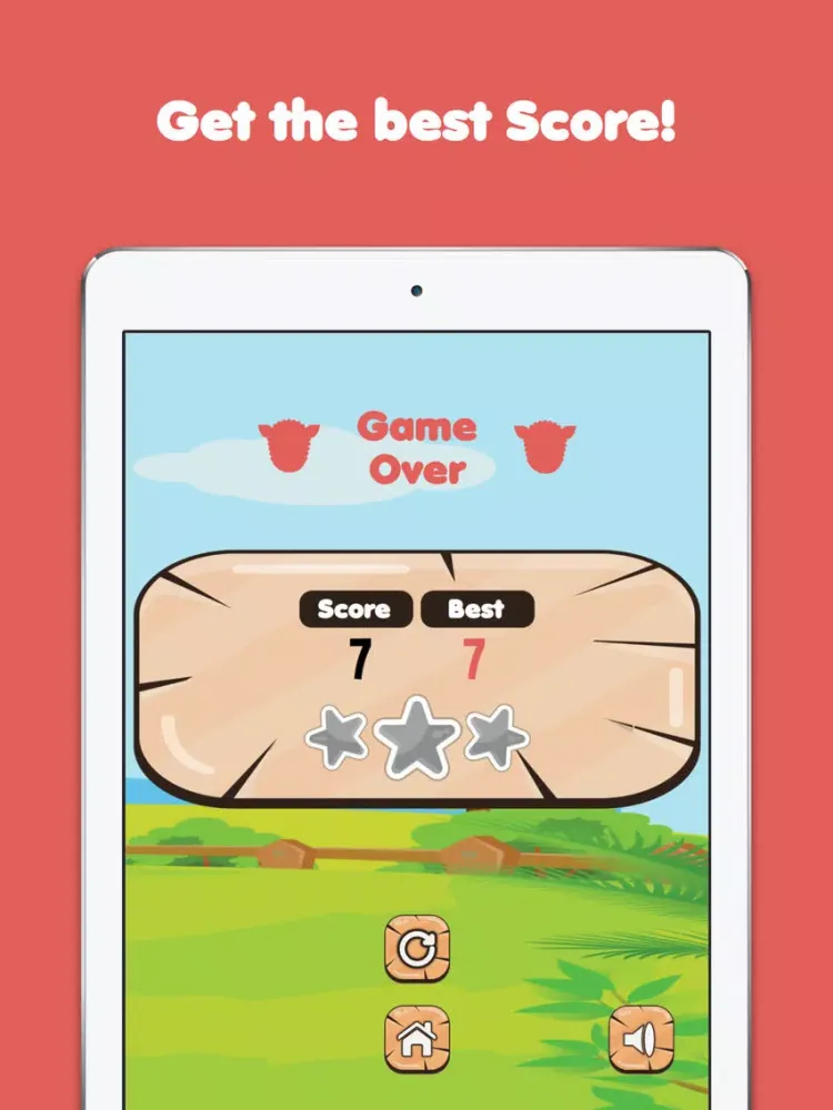 Ảnh chụp màn hình của Animal Conga: Farm - Listen and repeat animal sounds in Animal Kingdom iPad 