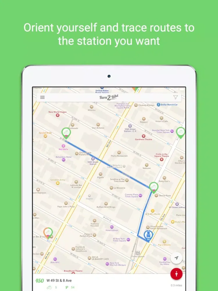 Zrzuty ekranu Born 2 Bike FREE - Check bicycle rental services, workshops and guided tours in your city iPad 