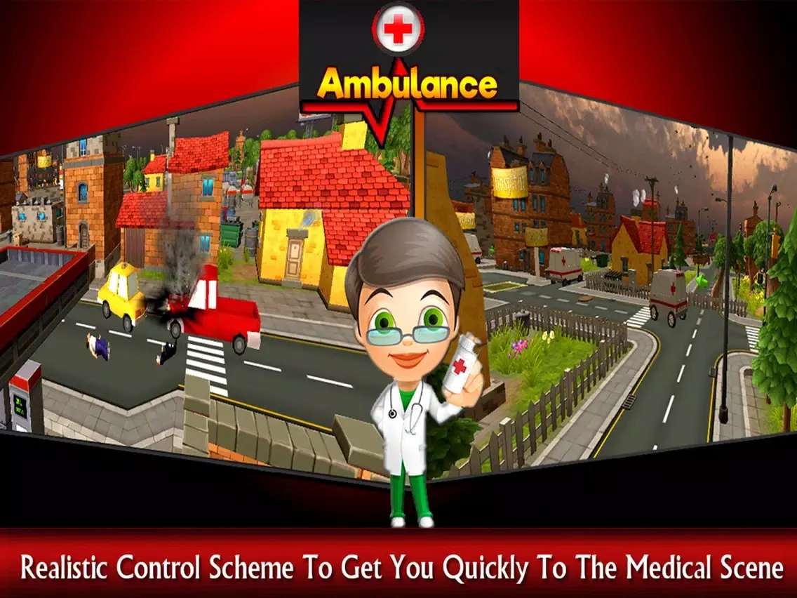 Ambulance Rescue 911 Simulator iPad  Ekran Görüntüleri