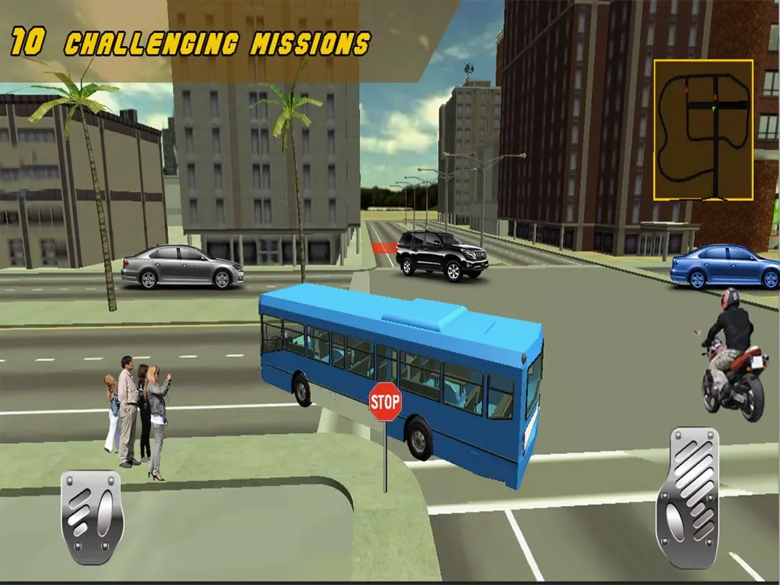 Bus Driver 3D Army Simulator iPad  سکرین شاٹس
