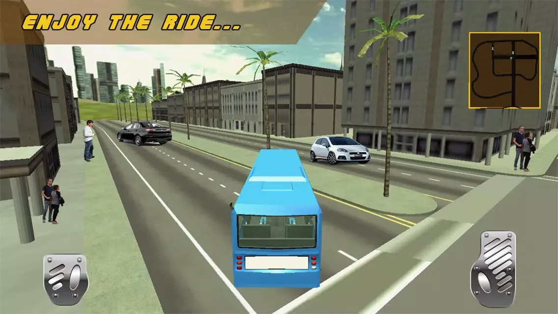 Bus Driver 3D Army Simulator سکرین شاٹس