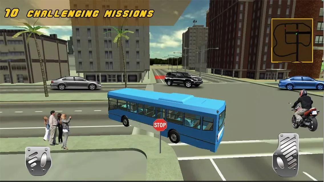 Bus Driver 3D Army Simulator سکرین شاٹس