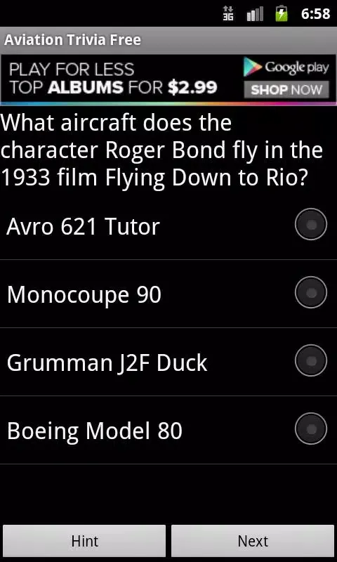 Скриншоты Aviation Trivia Free