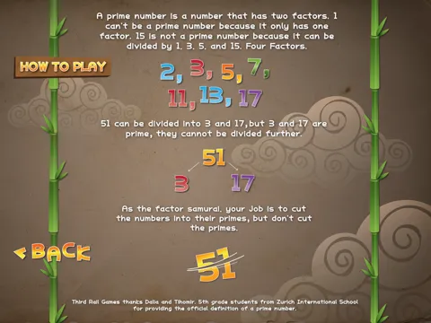 Screenshot di Factor Samurai - Multiply and Divide your way to Times Tables Mastery iPad 