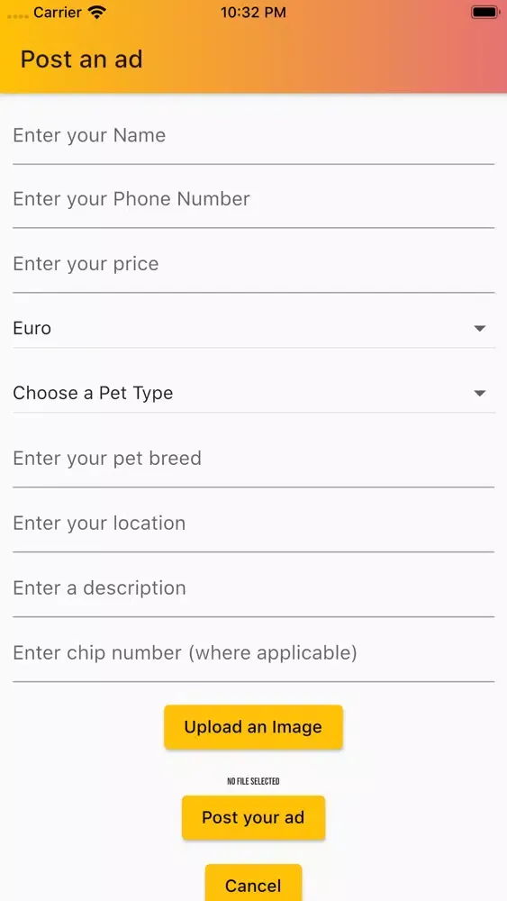 Captures d'écran de Pedigree Pet Finder