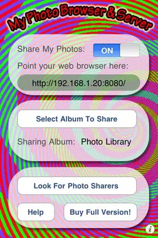 Скриншоты My Photo Wifi Share & Picture Server