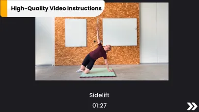 Zrzuty ekranu PhysioKata: work-age fitness