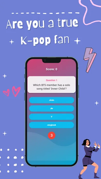 Kpop quiz スクリーンショット