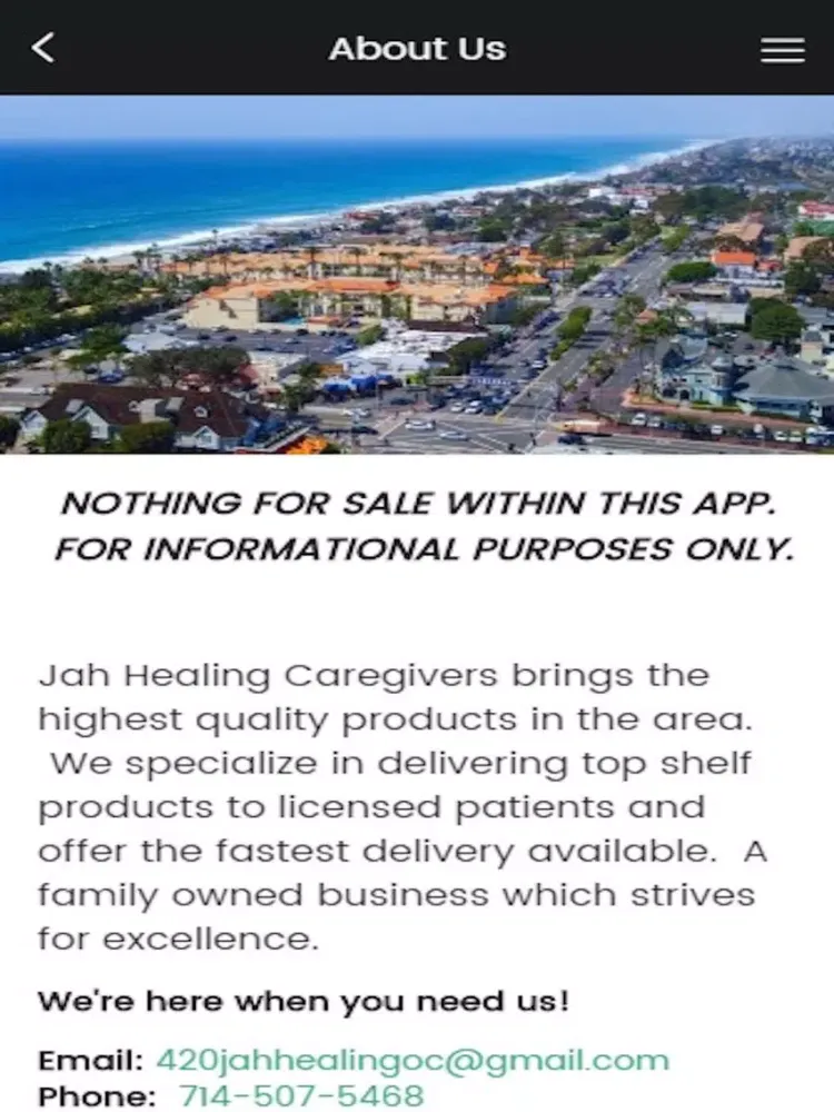 Jah Healing Caregivers iPad  Screenshots
