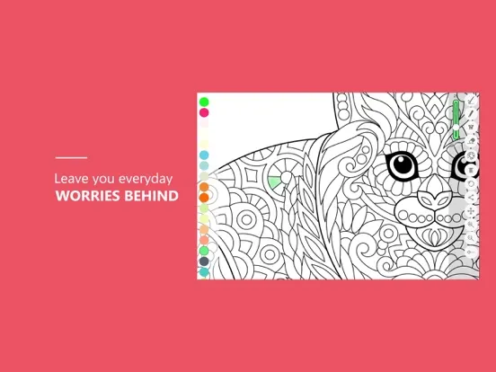 Zen: coloring book for adults iPad  سکرین شاٹس