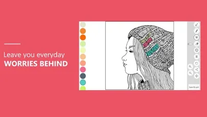 Zen: coloring book for adults سکرین شاٹس