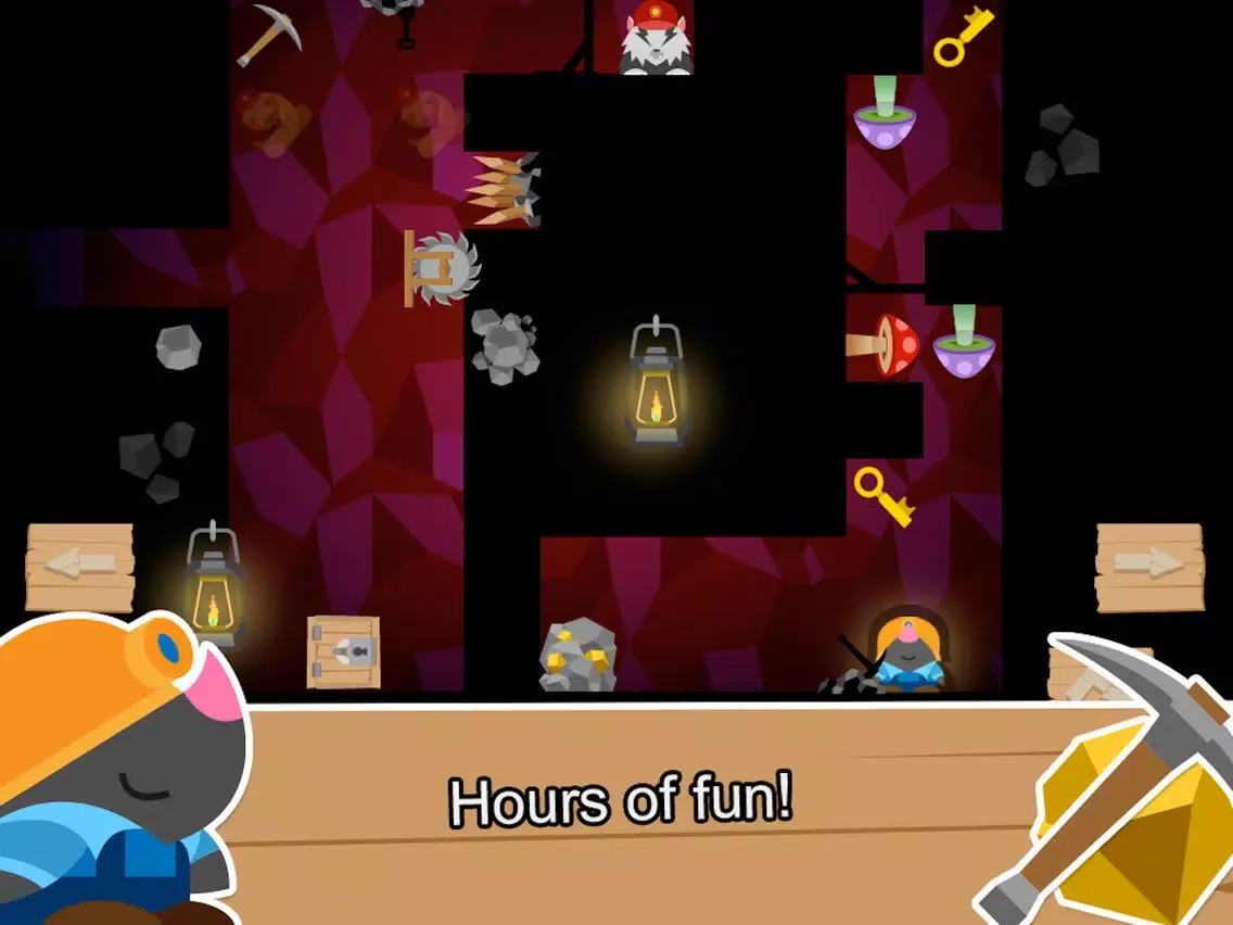 Capturas de pantalla de Moe Miner: fun puzzle game. iPad 