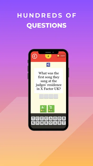 Zrzuty ekranu Fan Quiz One Direction Edition