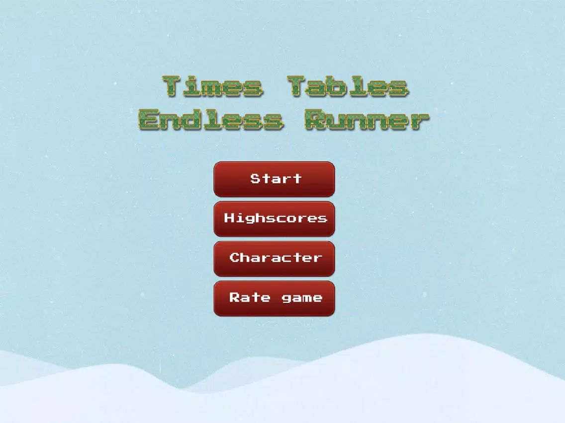 Screenshot di Times Tables Endless Runner - Christmas Edition iPad 
