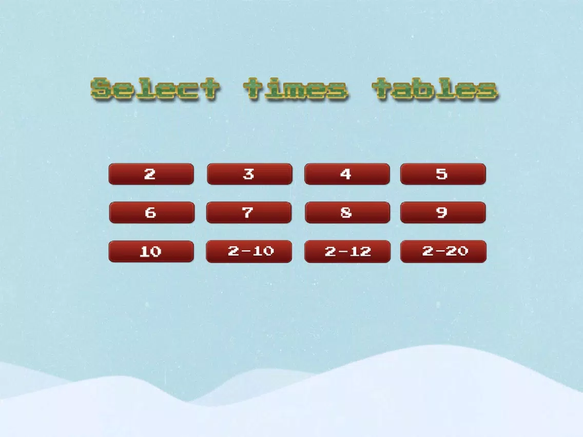 Screenshot di Times Tables Endless Runner - Christmas Edition iPad 