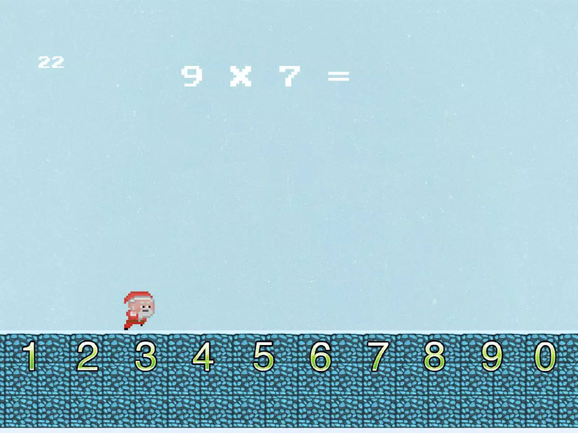 Screenshot di Times Tables Endless Runner - Christmas Edition iPad 