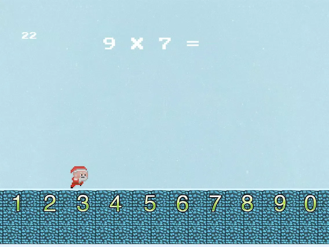 Times Tables Endless Runner - Christmas Edition iPad  스크린샷