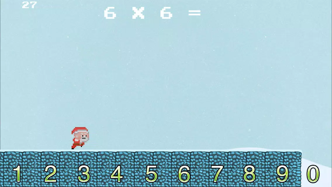 Screenshot di Times Tables Endless Runner - Christmas Edition