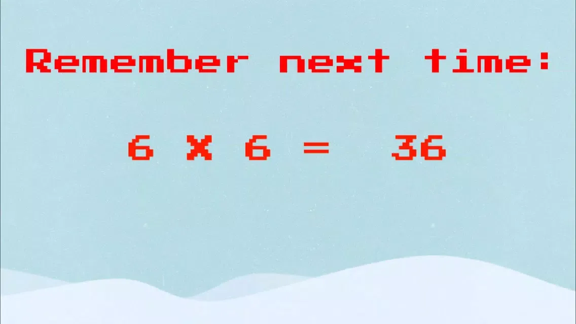 Times Tables Endless Runner - Christmas Edition 스크린샷