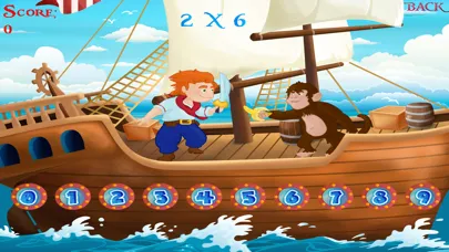 Learn Times Tables - Pirate Sword Fight 스크린샷
