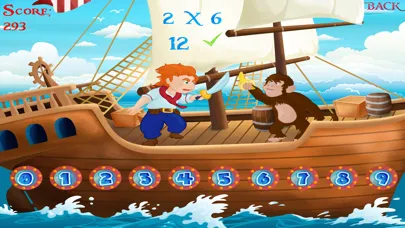 Learn Times Tables - Pirate Sword Fight 스크린샷