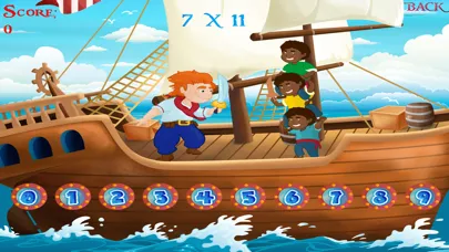 Learn Times Tables - Pirate Sword Fight 스크린샷