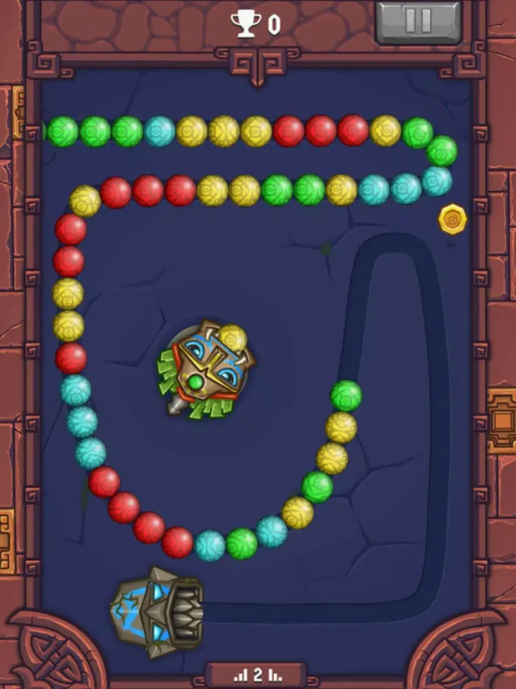 Zrzuty ekranu 祖玛弹珠-经典单机游戏 iPad 