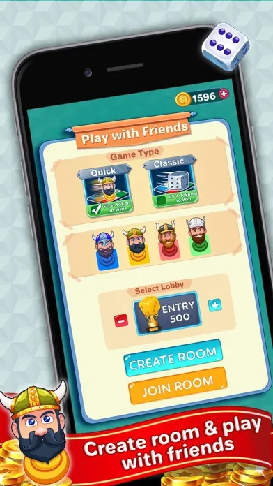 Ảnh chụp màn hình của Ludo Vikings