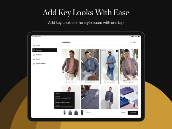 J.Hilburn Stylist iPad  Ekran Görüntüleri