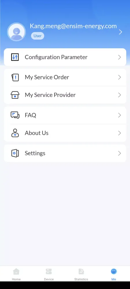 Ảnh chụp màn hình của ENSIM