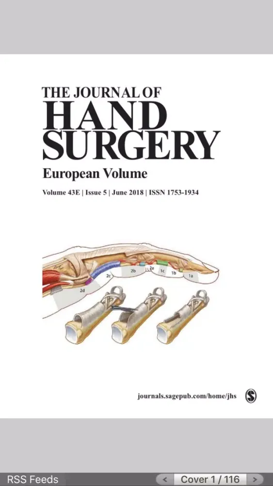 Capturas de pantalla de Journal of Hand Surgery (E)