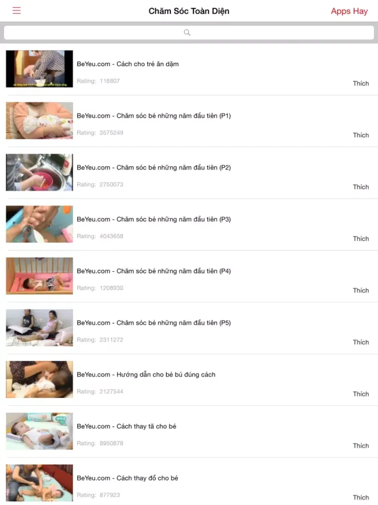 Nuôi con khỏe mạnh thông minh iPad  سکرین شاٹس