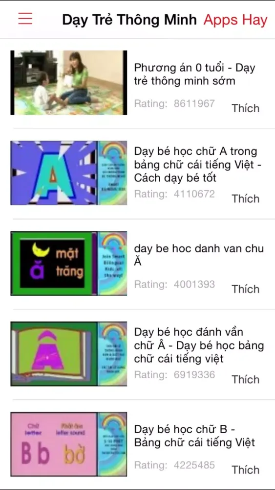 Nuôi con khỏe mạnh thông minh سکرین شاٹس