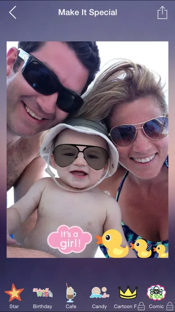 Wefie Stickers-Decorate your family, friendship應用截圖
