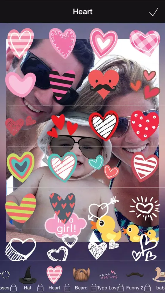 Wefie Stickers-Decorate your family, friendship應用截圖
