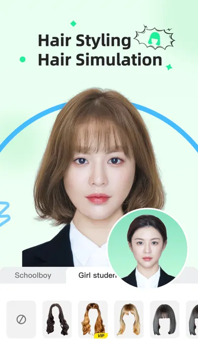 Cartoon Avatar: Hairstyle Make Screenshots