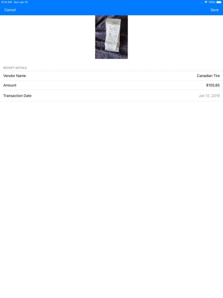 KeepReceipt - Receipt Tracker iPad  스크린샷