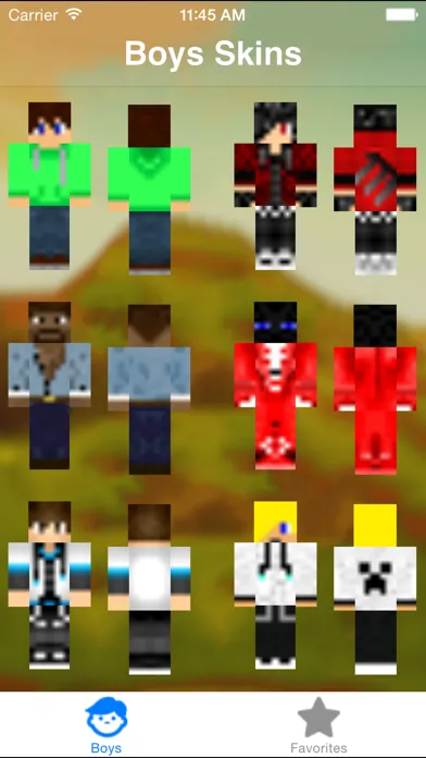 تصاویر Boys Skins for Minecraft pe