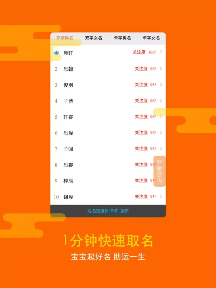 Скриншоты 宝宝起名-八字起名解名大全 iPad 