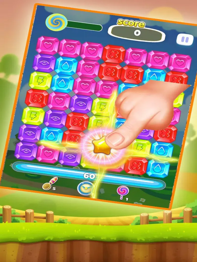 Pop Pop Jewels Star iPad Screenshots