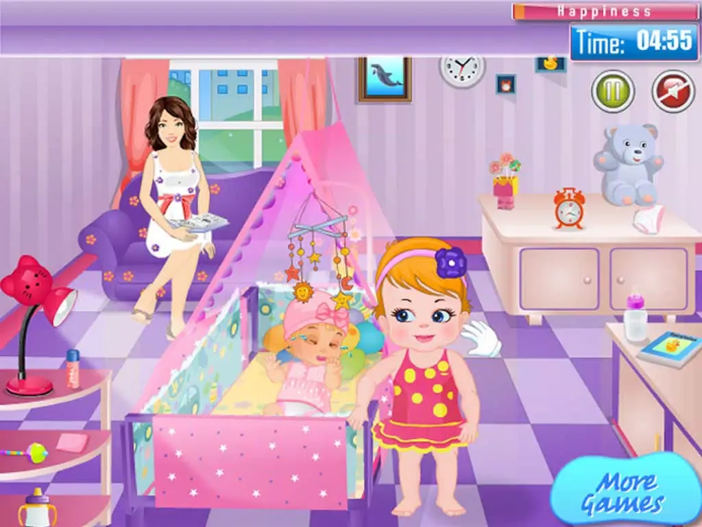 Care Newborn Baby 2 - Sleep,Feed,Bath,Play iPad  Screenshots