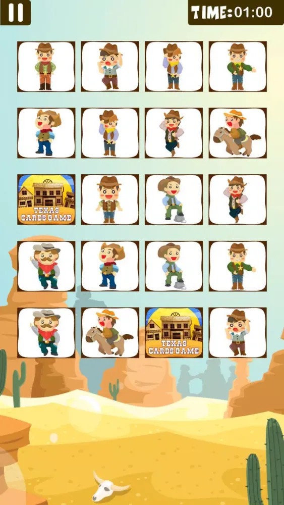 Cowboy Matching Games Screenshots