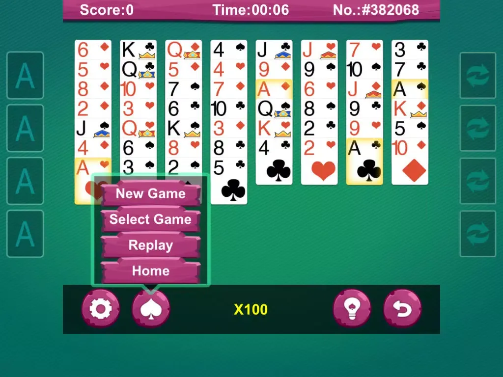 Card: Freecell Solitaire ^ iPad 应用截图