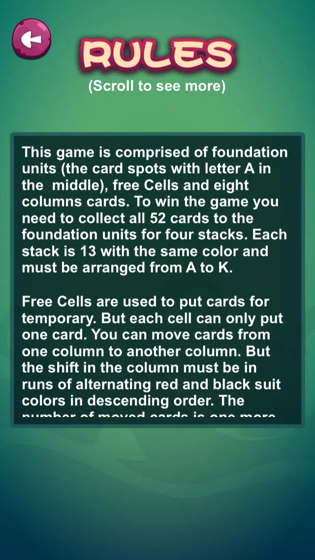Capturas de pantalla de Card: Freecell Solitaire ^