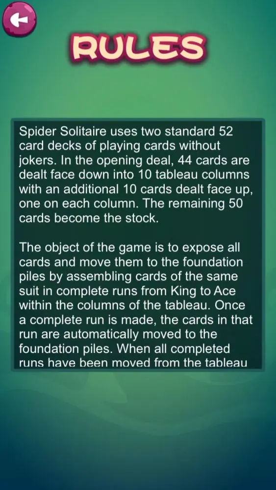 Card: Spider Solitaire ^ স্ক্রিনশট
