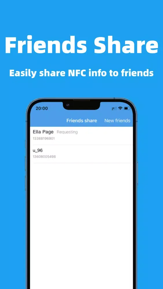 Capturas de tela do NFC-Tag Reader&Writer