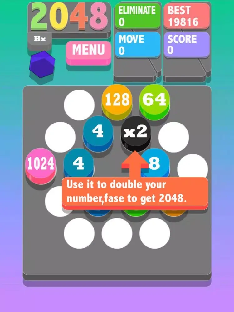 2048Hx iPad 應用截圖